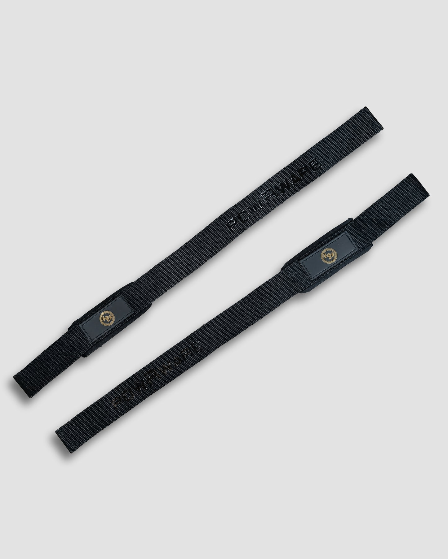 Powerlifting Straps Zughilfen Black Schwarz