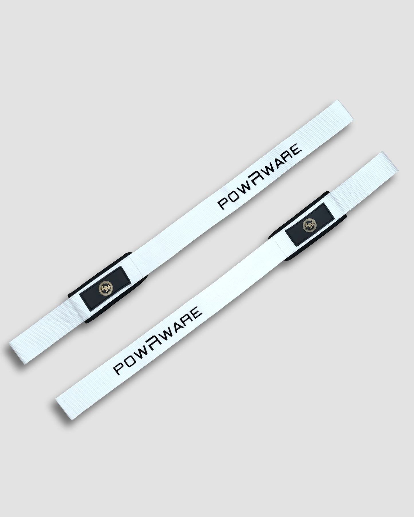 Powerlifting Straps Zughilfen White Weiss
